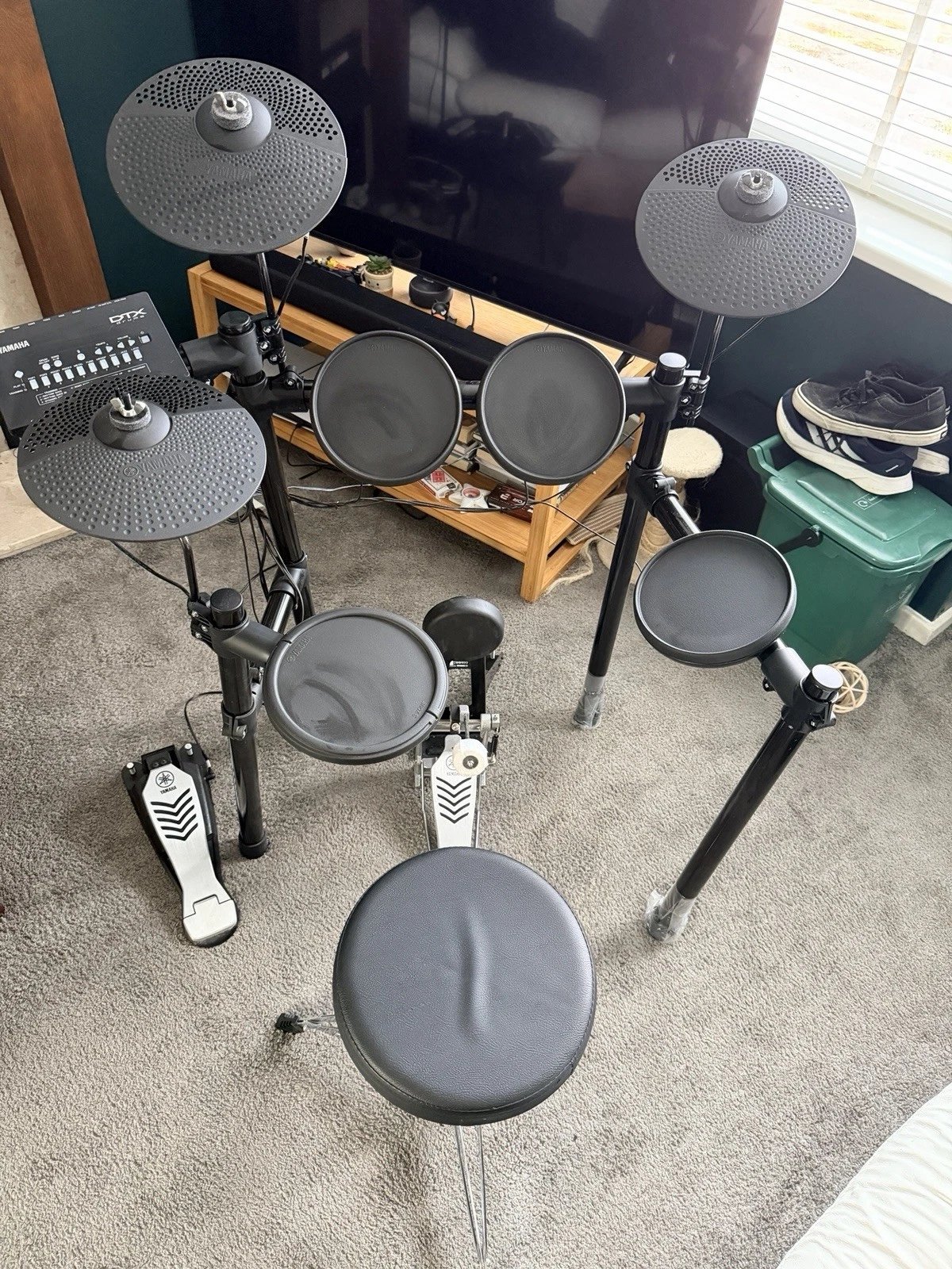 Yamaha dtx452k electronic drum set